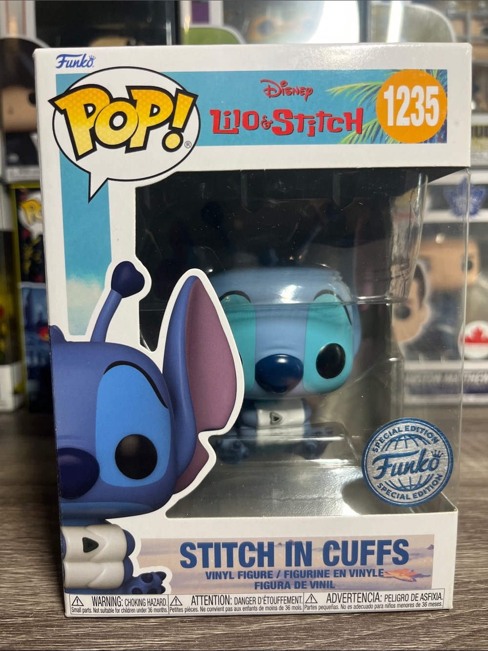 Funko Pop! Lilo & Stitch - Stitch in Cuffs (Light Blue, Navy) #1235